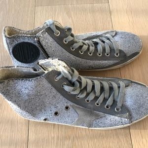 golden goose sparkle high tops
